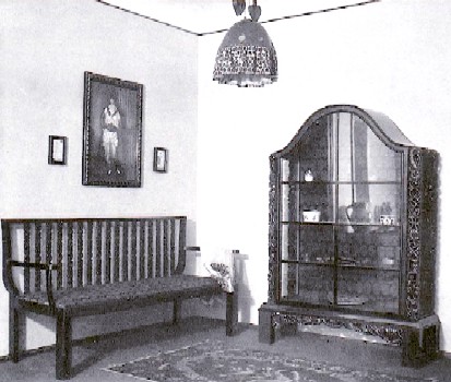 Vitrine and Bench Seat